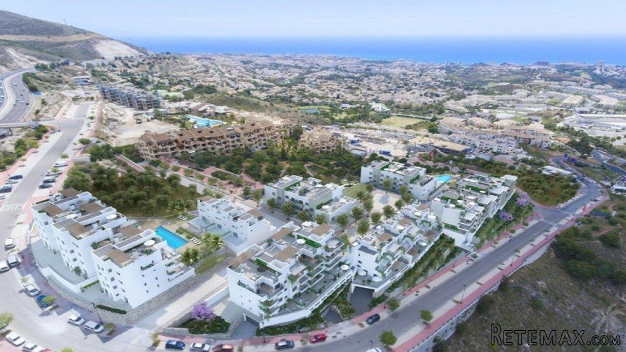 New project located next to the golf course of Benalmádena..