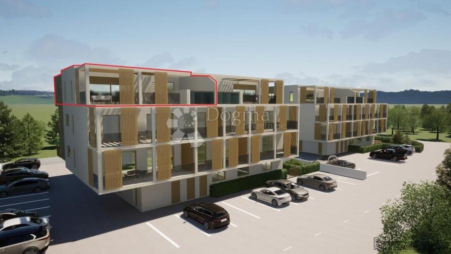 Tar, luksuzan penthouse s pogledom na more