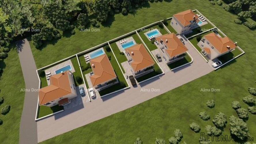 LIŽNJAN! PRODAJA KUĆA U IZGRADNJI S BAZENOM. - 4
