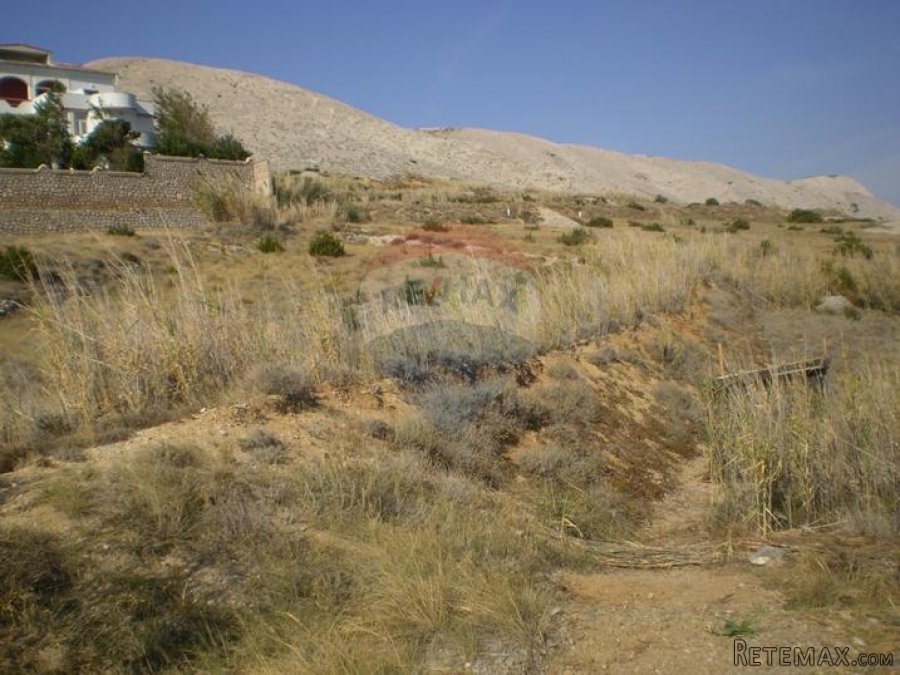 PAG , Građevinski teren 100m od mora - 3