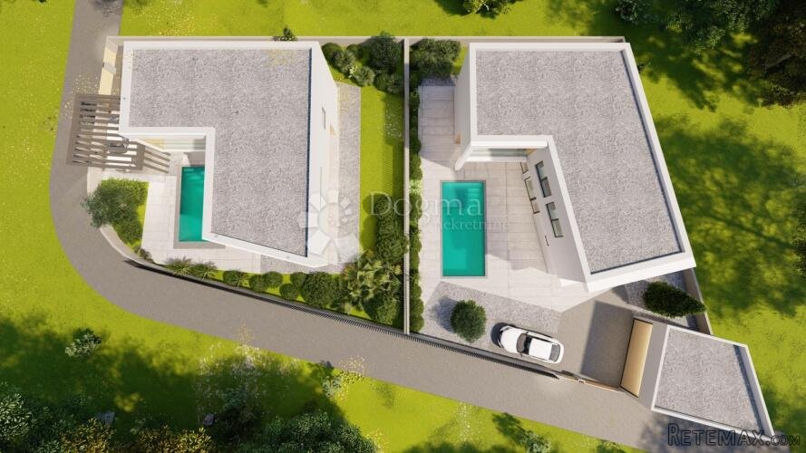 građevinsko zemljište s pogledom na more - Pomer