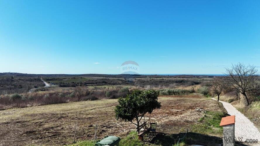 Istra,Buje-Građevinsko zemljište s prekrasnim pogledom na mo - 2