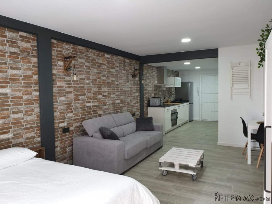 Estudio reformado con una habitación doble y un.. - 2