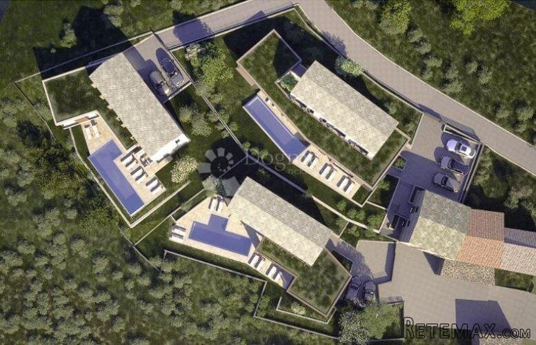 Prekrasno zemljište sa gotovim projektom u Oprtlju