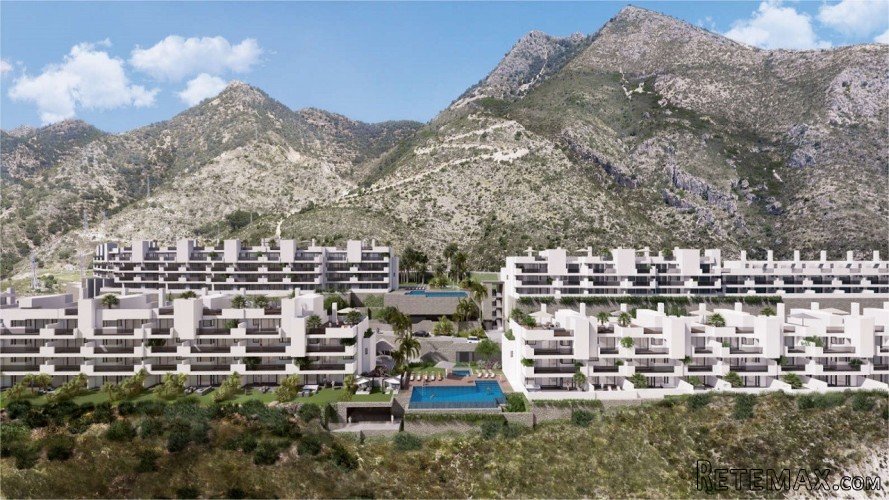 This residential is located on a hill above the town of..