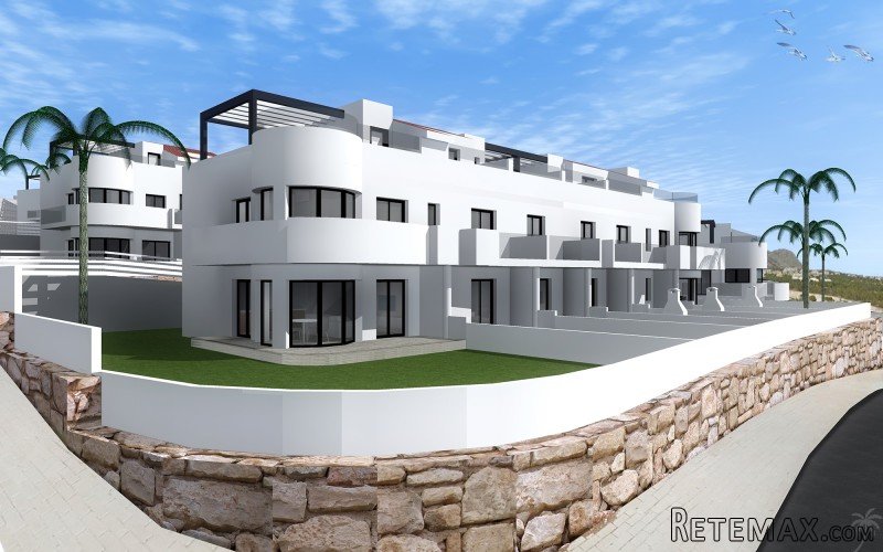 This project with stunning views over Benidorm has homes..