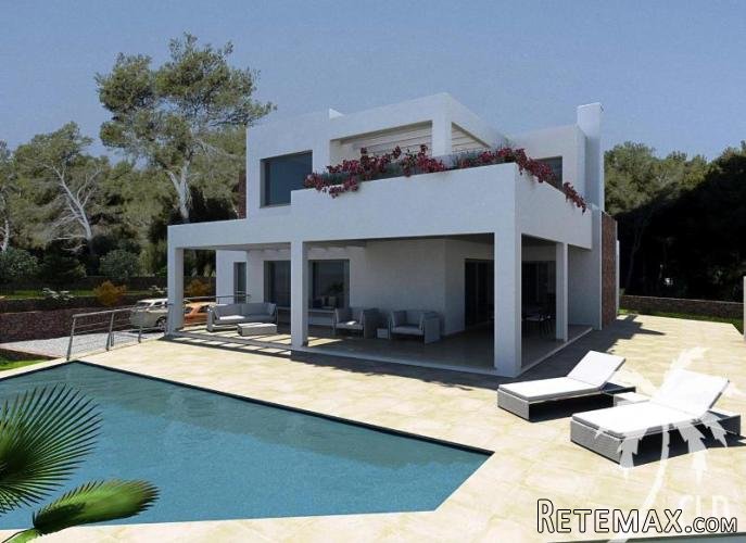Luxury modern Villa under construction, on a well located..