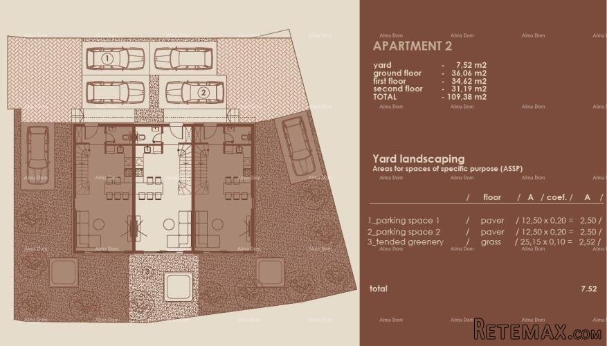 Medulin, Moderni troetažni apartman s pogledom na more, tri.. - 5