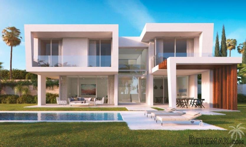 Located on an elevated position within the golf resort..