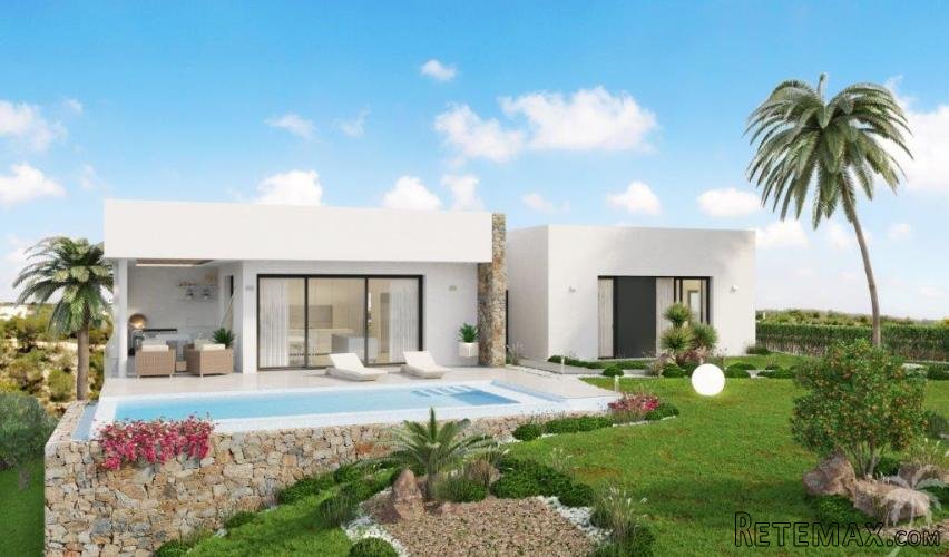 These beautiful modern villas are currently being built on..