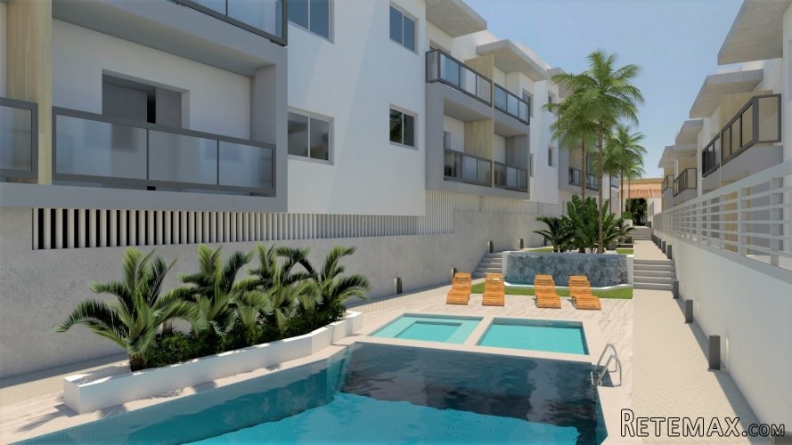 Estos bungalows se ubican en Benijófar, entre tres campos..