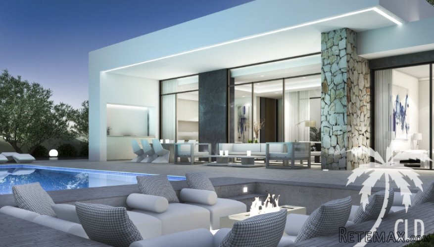 Project for a luxury modern style villa to be built in a..