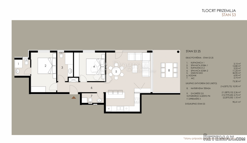 Top lokacija-Privlaka, 90,41m2 - 3