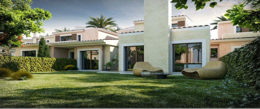 The new Serenity residential complex is located next to the..