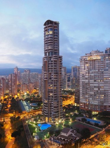 Apartamento en uno de emblemáticos rascacielos de Benidorm..