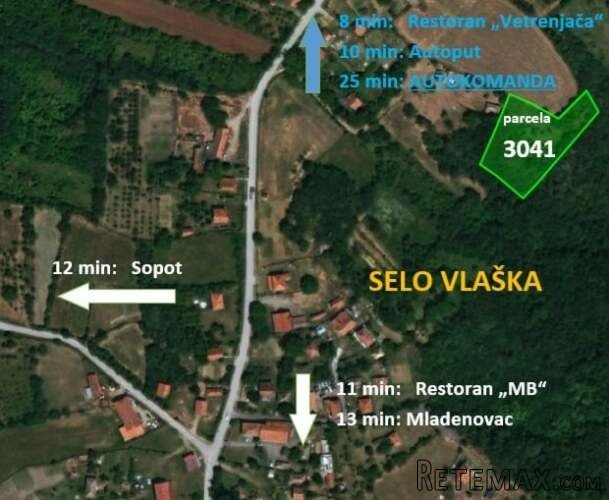 Plac Vlaska,Mladenovac,33.58ari