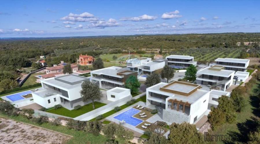 Istra, Pula okolica, naselje modernih kuća za odmor - 3