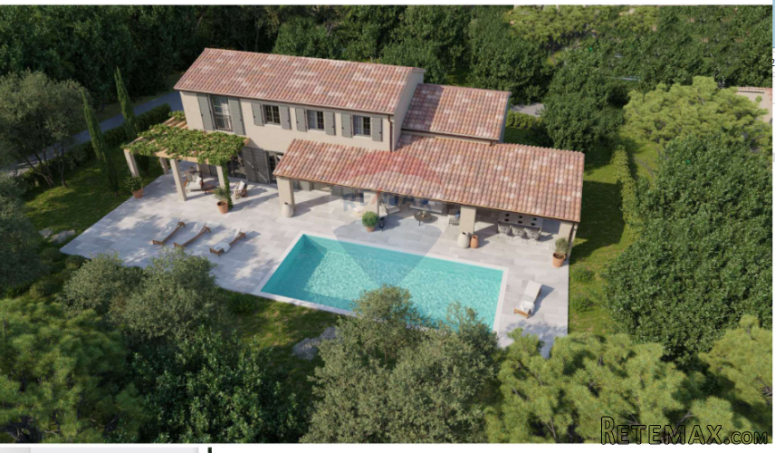 ISTRA, PAZIN - prekrasna villa u izgradnji sa bazenom na mir - 2