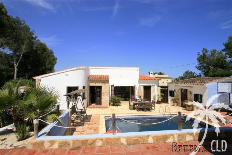 This special, one level “finca” style villa is..