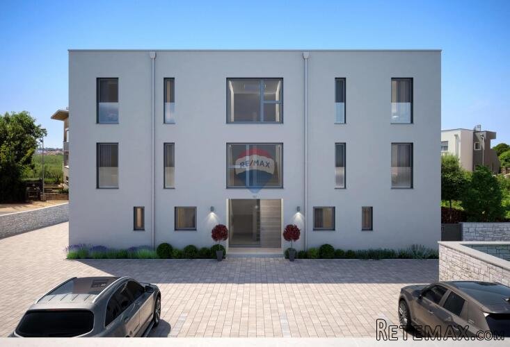 Umag, Zambratija - Moderan stan - pogled more - Novogradnja