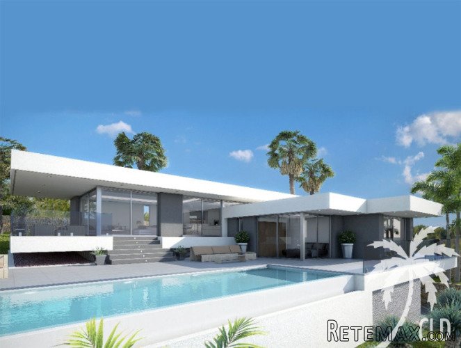 Modern villa with spectacular minimalist design located on..