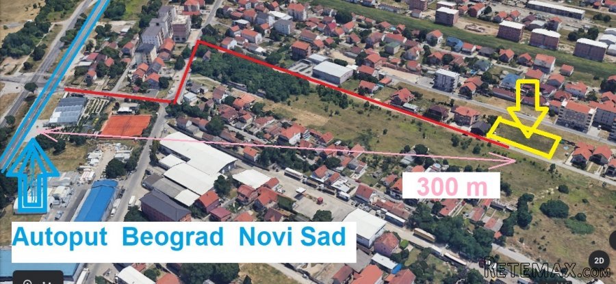 Izdajem plac za autoplac, monazne objekte, balon za fudbal