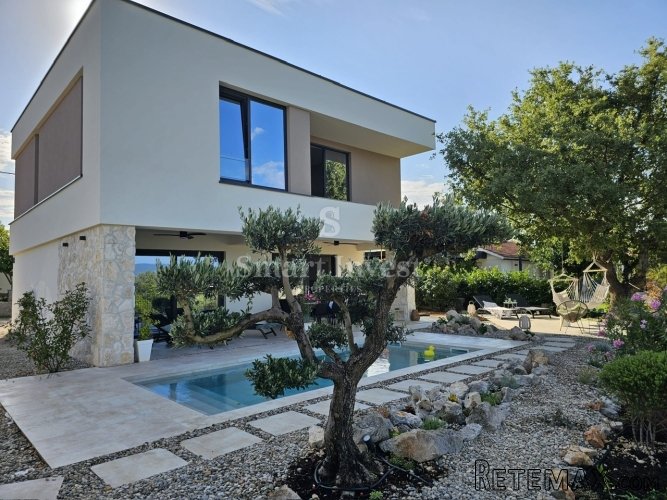 KRK - LINARDIĆI, luksuzna vila s bazenom