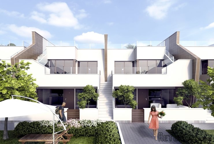 Los bungalow están ubicados en un complejo residencial en..