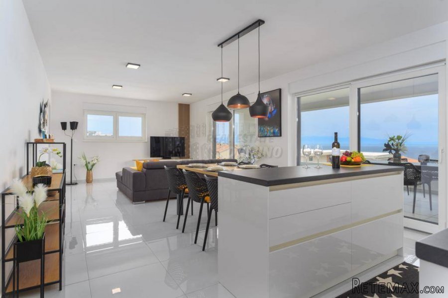 Luksuzni apartman s pogledom na more!! Malinska!! - 9