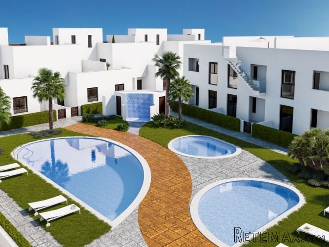 Los apartamentos están ubicadas en un complejo residencial..