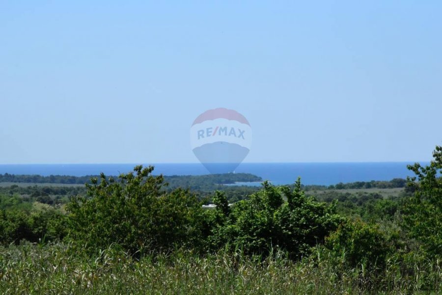 Vabriga,zemljište na osami,pogled more,500m od mora.Jedinst
