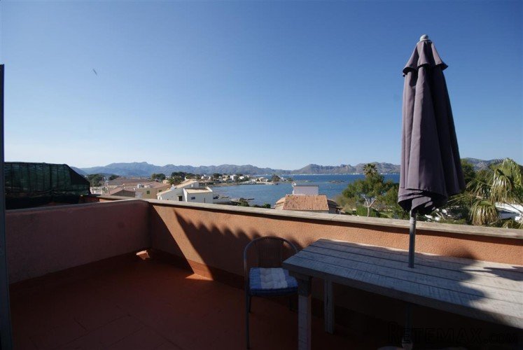 Barcarès, Alcúdia, Penthouse (3d floor) with spectacular v..