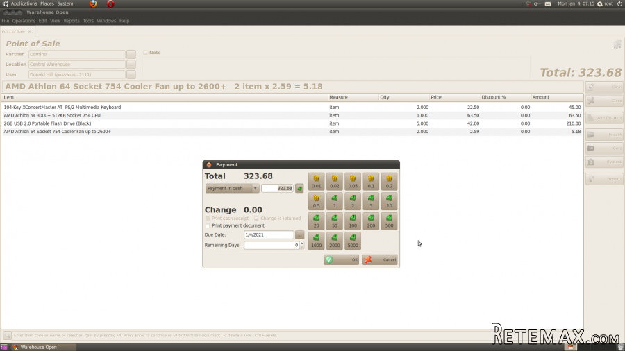 программа управления торговлей POS software - 3