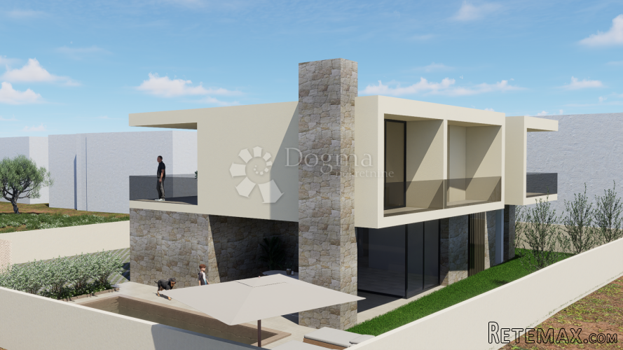 EKSKLUZIVNO!! OTOK UGLJAN – GRAĐEVINSKO ZEMLJIŠTE S PROJEKTO - 2