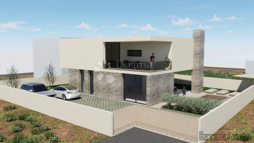 EKSKLUZIVNO!! OTOK UGLJAN – GRAĐEVINSKO ZEMLJIŠTE S PROJEKTO - 3
