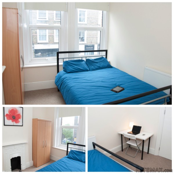 Single with double bed near Acton Town..
