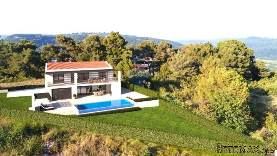 Istra, Kaštel – Zemljište s dozvolom za gradnju vile