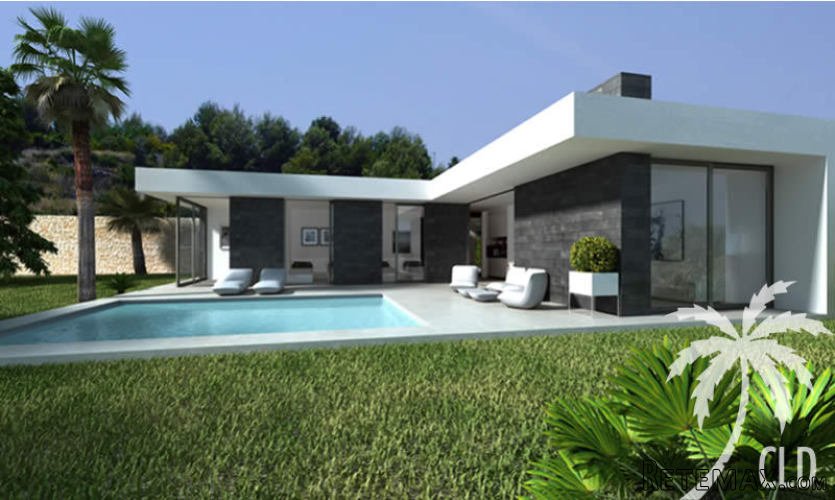Modern villa project for the construction of an off plan 3..