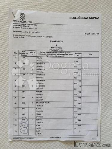 GRAĐEVINSKO / POLJOPRIVREDNO ZEMLJIŠTE HITNO !!! SNIŽENO !!! - 3