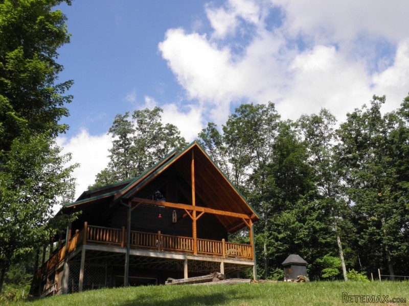 Jim Barna Log Home-Views-Pond-Acreage