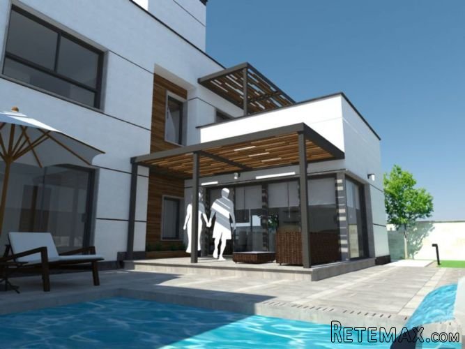 Spacious detached villa on a plot of 250 square meters..