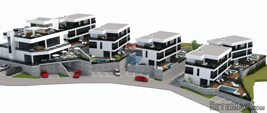 Rab, Lopar- građevinsko zemljište s projektom luksuznih stan