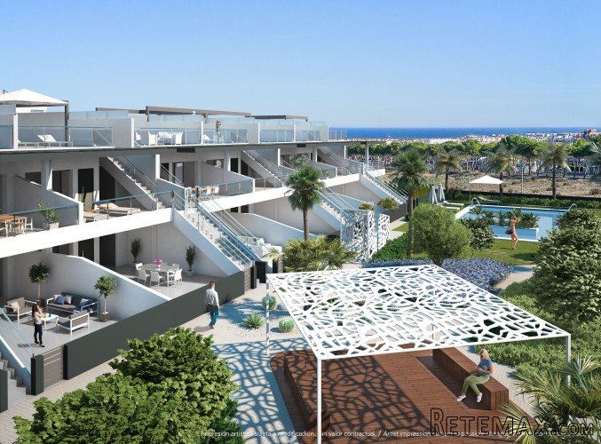 This project consists of apartments on two floors;..