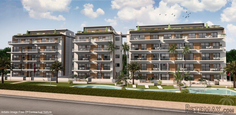 Just a short distance from the vast sandy beach of..
