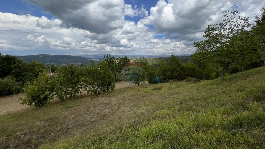 Pazin - okolica, građevinsko zemljište sa pogledom na Butoni - 6