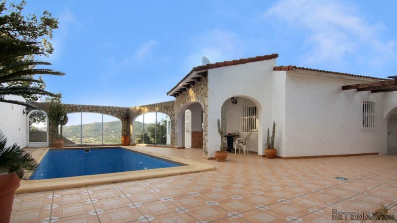 Traditional villa with panoramic views