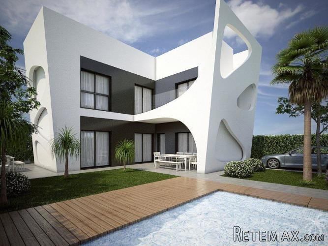 Beautiful design villa near the salt lake of La Mata. This..