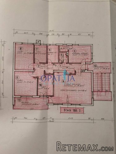 Kozala, kuća s 2 stana, 2 garaže, vrt, pogled na more - 4