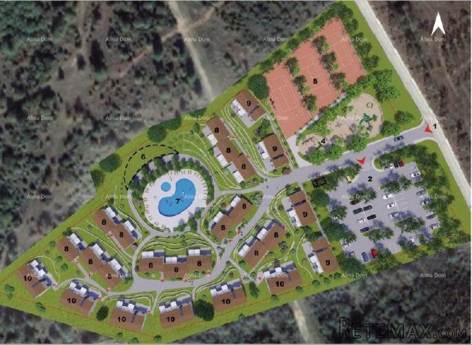 Zona T2, teren sa projektom za turističko naselje - 2
