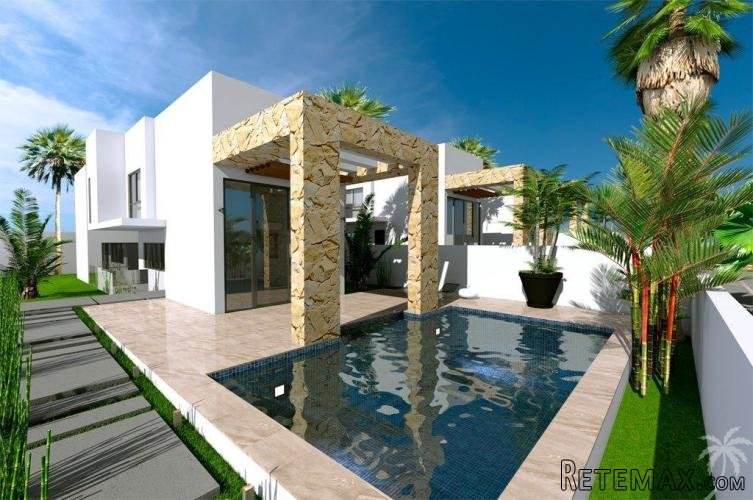 Modern design villa just 400 meter from the Mediterranean..